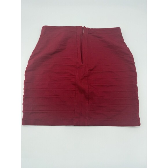 Express Mini Skirt Red Size 8 EUC Pencil Skirt - Picture 2 of 7